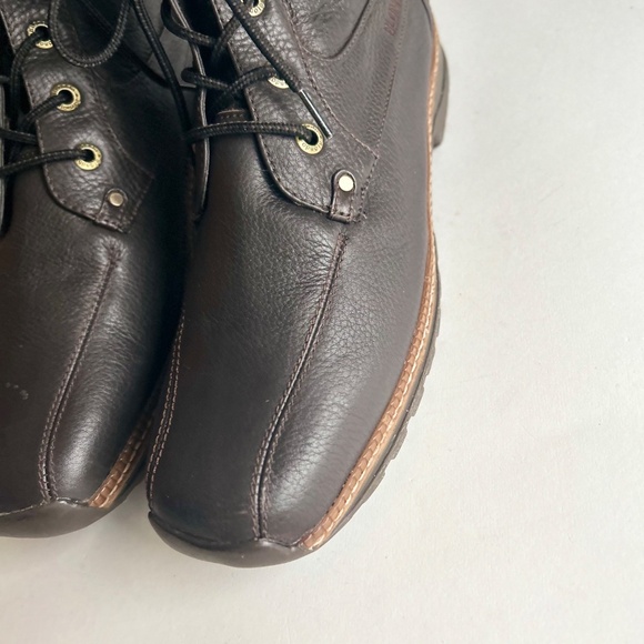 Men’s Blondo Aqua Protect Brown Genuine Leather Fur Lining LaceUp Boots size 11N - Picture 6 of 16